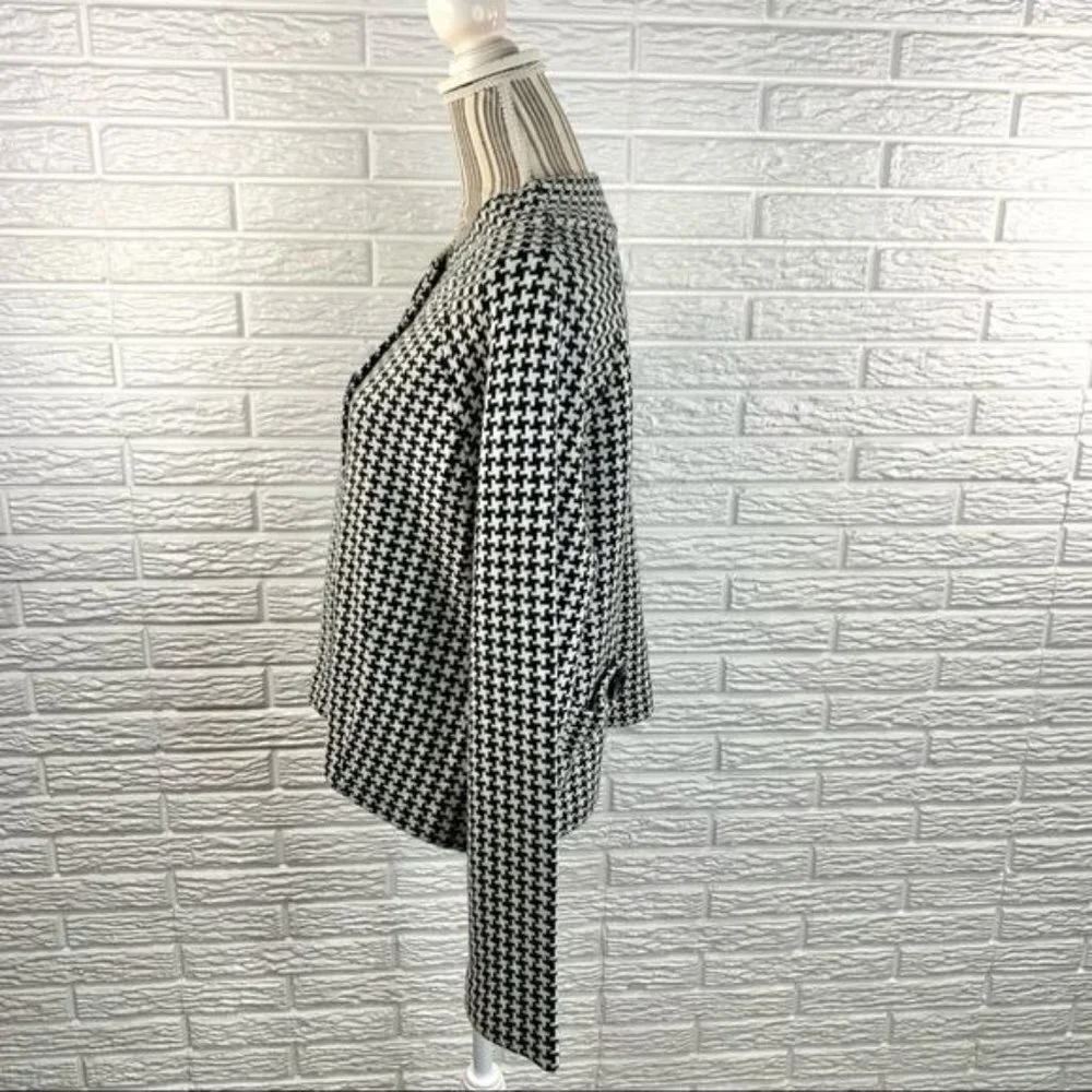 Chadwick’s Black & White Wool Blend Jacket - Picture 5 of 6
